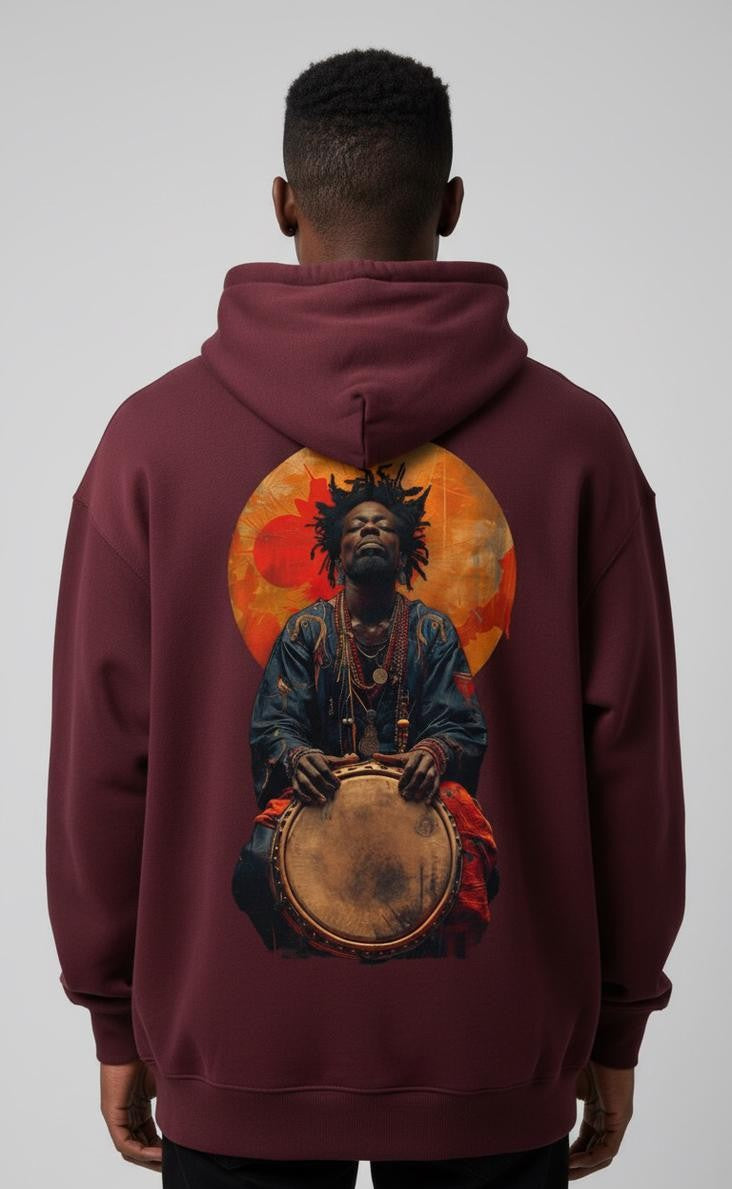 Afro beats Over-sized Hoodie