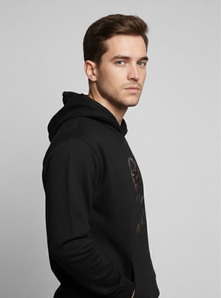 Silent Rose over-Sized Hoodie