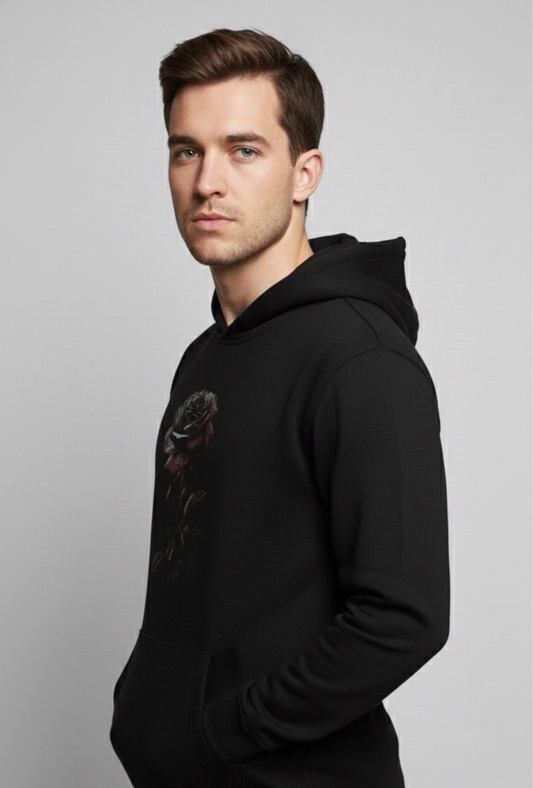 Silent Rose over-Sized Hoodie