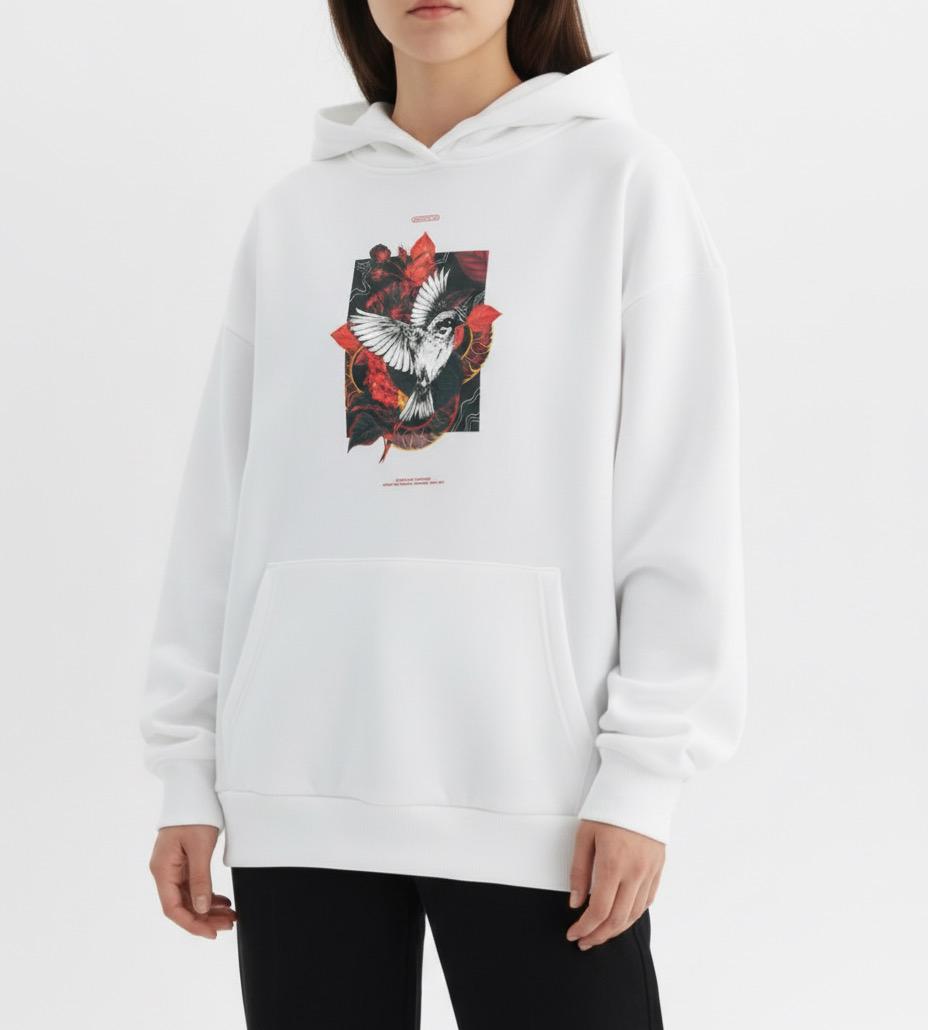 Bird over-Sized Hoodie