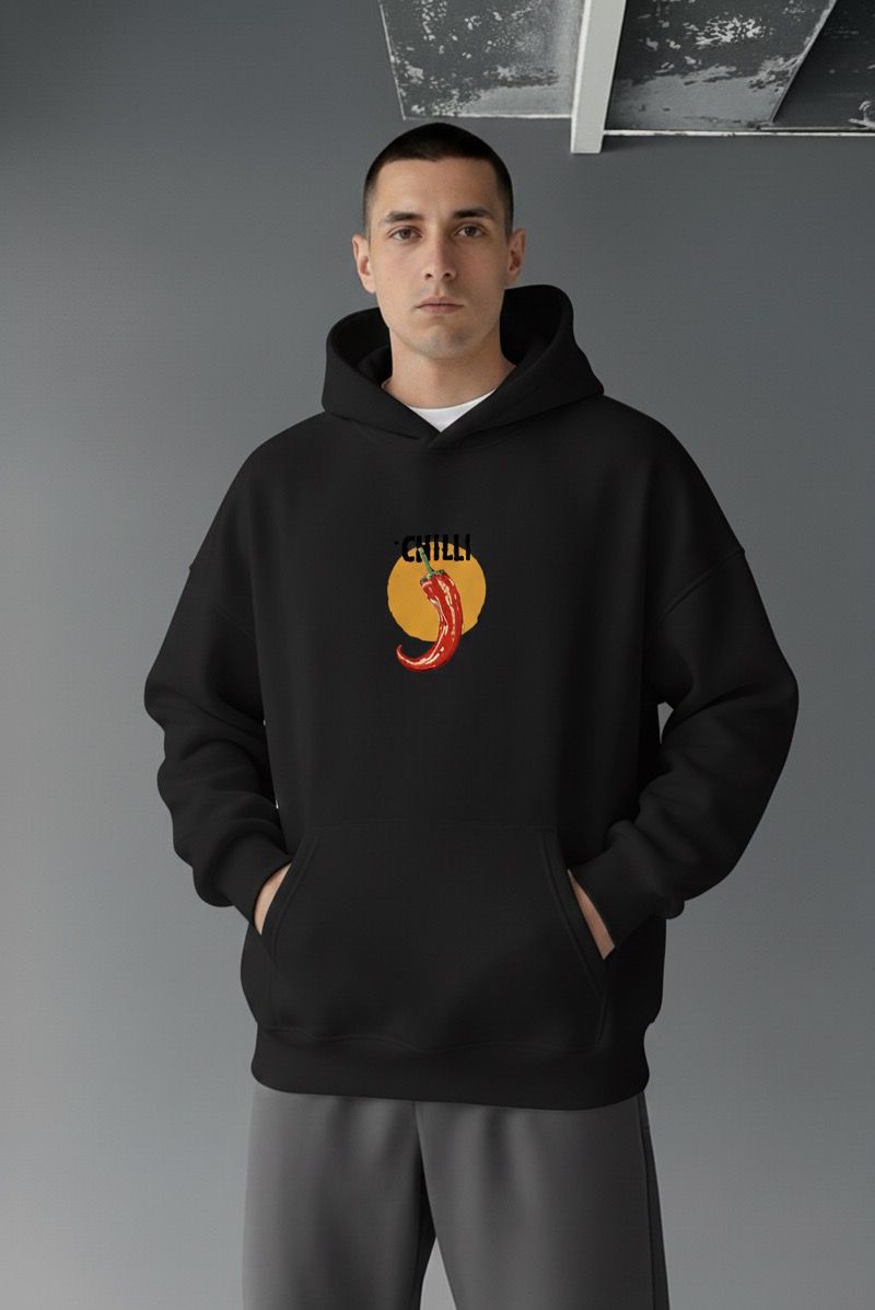 Chill till Chili over-Sized Hoodie