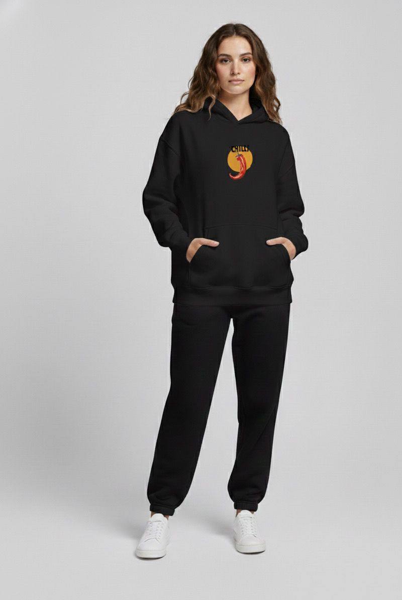 Chill till Chili over-Sized Hoodie