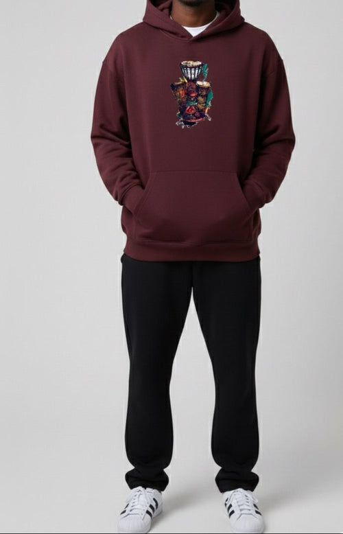 Afro beats Over-sized Hoodie